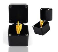 Caja de Regalos Molestos, Divertido Juguete de Tornillos 3D, Caja de Regalo de Bromas para Adultos, para Dedo Medio, Dinero, Tarjetas de Regalo y Sorpresas para Cumpleaños (Middle Finger)