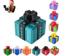 Caja de Regalos Molestos, Divertido Juguete de Tornillos 3D, Caja de Regalo de Bromas para Adultos, para Dedo Medio, Dinero, Tarjetas de Regalo y Sorpresas para Cumpleaños (Dark Green)