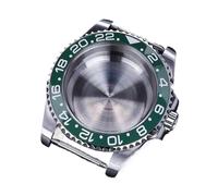 Caja de Reloj 40mm, Bisel Negro/Azul/Verde for Movimiento NH35 NH36 NH34NH38, Cristal Zafiro Resistente al Agua hasta 200m, 1 ud(Style 17)