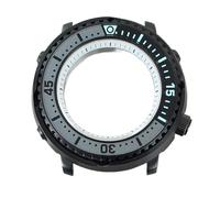Caja de Reloj 43mm, Cristal Zafiro con Bisel Luminoso C3 for Movimiento NH35 NH36 NH34/38, Piezas Impermeables 200M, 1 ud(Black 1)