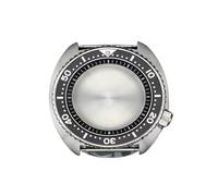 Caja de Reloj 45mm, Cristal Zafiro for SKX007 NH35 NH36 NH34 NH38 4R36, Esfera 28,5mm, Resistente al Agua 100m, 1 ud(Black Chapter Ring 3)