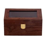Caja de reloj de 3 ranuras, caja de reloj de pulsera de lujo, caja de exhibición de relojes de madera, caja de joyería y organizador de relojes para hombre, cajas de regalo, organizador de relojes