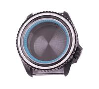 Caja de Reloj de 41 mm con Anillo de capítulo Negro/Azul/Azul Cielo/Blanco/Verde/marrón for Movimiento NH35 NH36, Cristal de Corona de 3,8 mm.(A4)