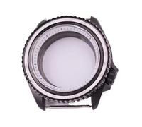 Caja de Reloj de 41 mm con Anillo de capítulo Negro/Azul/Azul Cielo/Blanco/Verde/marrón for Movimiento NH35 NH36, Cristal de Corona de 3,8 mm.(A2)