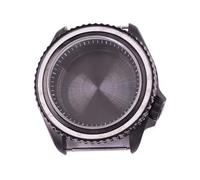 Caja de Reloj de 41 mm con Anillo de capítulo Negro/Azul/Azul Cielo/Blanco/Verde/marrón for Movimiento NH35 NH36, Cristal de Corona de 3,8 mm.(A5)