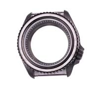 Caja de Reloj de 41 mm con Anillo de capítulo Negro/Azul/Azul Cielo/Blanco/Verde/marrón for Movimiento NH35 NH36, Cristal de Corona de 3,8 mm.(A10)