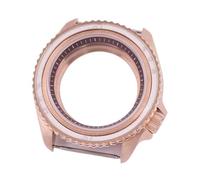 Caja de Reloj de Oro Rosa de 41 mm con Cristal Negro, Azul, Azul Cielo, Blanco, Verde y marrón. Compatible con Movimiento NH35 y Corona de 3,8 mm.(A7)