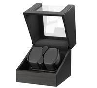 Caja de reloj doble automática para Rolex y otros relojes, motor japonés ultra silencioso, caja de reloj de madera giratoria de cuerda automática, funciona con batería o tipo C, caja de reloj premium