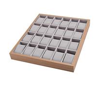 Caja de Reloj Estuche Relojes Organizador De Exhibición De Relojes Classic 24 Slots Watch Tray Holder Showcase Caja De Almacenamiento De Reloj De Pulsera Caja para Relojes Caja de Relojes