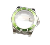 Caja de Reloj for Hombre de 40 mm con Cristal de Zafiro, Accesorios de Acero for Movimiento NH35/NH36, Piezas de reparación de Fondo Transparente.(NO.16,Sapphire Crystal)