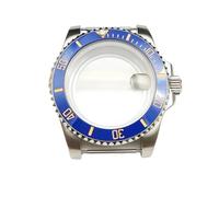 Caja de Reloj for Hombre de 40 mm con Cristal de Zafiro, Accesorios de Acero for Movimiento NH35/NH36, Piezas de reparación de Fondo Transparente.(NO.15,Sapphire Crystal)