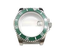 Caja de Reloj for Hombre de 40 mm con Cristal de Zafiro, Accesorios de Acero for Movimiento NH35/NH36, Piezas de reparación de Fondo Transparente.(NO.20,Sapphire Crystal)