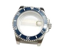 Caja de Reloj for Hombre de 40 mm con Cristal de Zafiro, Accesorios de Acero for Movimiento NH35/NH36, Piezas de reparación de Fondo Transparente.(NO.7,Sapphire Crystal)