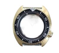 Caja de Reloj for Hombre de 45 mm con Cristal Skx for Movimiento Abalone NH35 NH36, Esfera de 28,5 mm y Anillos de capitel en Negro Puro.(3)