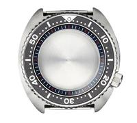 Caja de Reloj for Hombre de 45 mm, Skx007, Skx009, Acero Inoxidable 316L, Cristal de Zafiro for Movimiento Tuna Turtle NH35 NH36, Esfera de 28,5 mm.(Collocation 8)