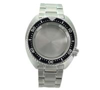 Caja de Reloj Impermeable NH36 de 45 mm, Pulsera de Acero Inoxidable 316L con Cristal for Movimiento NH35, NH36, NH34/38, Esfera de 28,5 mm.(Steel Chapters Ring1)