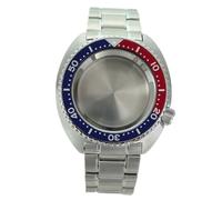 Caja de Reloj Impermeable NH36 de 45 mm, Pulsera de Acero Inoxidable 316L con Cristal for Movimiento NH35, NH36, NH34/38, Esfera de 28,5 mm.(Steel Chapters Ring3)