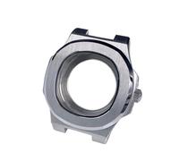 Caja de Reloj Nautilus NH35 de 43 mm con Cristal de Zafiro de Acero Inoxidable, Compatible con Movimientos NH35/NH36/4R. Accesorios for Relojes.(Case Sapphire Glass)