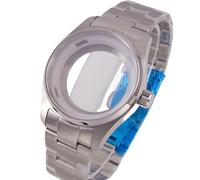 Caja de reloj Pilot Collection de 36 mm/39 mm con cristal de zafiro, resistente al agua hasta 200 m, parte trasera de cristal for movimiento NH35, NH36, ETA2824 y PT5000.(Case C Strap Set,39mm fit ETA