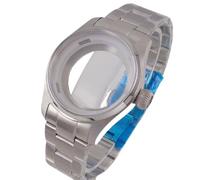 Caja de reloj Pilot Collection de 36 mm/39 mm con cristal de zafiro, resistente al agua hasta 200 m, parte trasera de cristal for movimiento NH35, NH36, ETA2824 y PT5000.(Case D Strap Set,39mm fit ETA