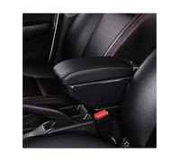 Caja de Reposabrazos Compatible con Mazda Para CX-3 2014-2019 Consola central reposabrazos ajustable en altura y doble capa, cargador USB, portavasos, cenicero compartimento de almacenamiento