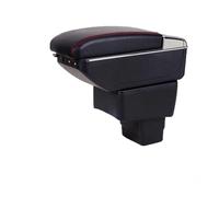 Caja de Reposabrazos Compatible con Mazda Para CX-3 2014-2019 Consola central reposabrazos ajustable en altura y doble capa, cargador USB, portavasos, cenicero compartimento de almacenamiento