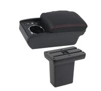 Caja De Reposabrazos De Coche Caja De Almacenamiento Doble Capa Para Opel Para Mokka 2025 Autopartes(B1 red line 3USB)