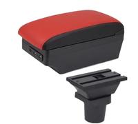 Caja De Reposabrazos Para Coche Caja De Almacenamiento Accesorios Interiores Para Toyota Para Yaris Para Vitz Hatchback 1998-2005 BLNETU(C5 black border 7USB)