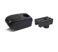 Caja De Reposabrazos Para Coche Con Almacenamiento Central Asiento Color USB Para Hyundai Accent Tagaz(Black-black)