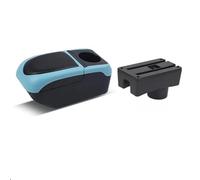 Caja De Reposabrazos Para Coche Con Almacenamiento Central Asiento Color USB Para Hyundai Accent Tagaz(Black-blue)