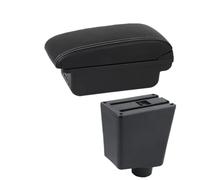 Caja De Reposabrazos Para Coche Piezas De Almacenamiento Accesorios De Reequipamiento Interior Dedicados Para Renault Para Clio 3 CFCPKOYOZD(B1 white line 3USB)