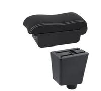 Caja De Reposabrazos Para Coche Piezas De Almacenamiento Accesorios De Reequipamiento Interior Dedicados Para Renault Para Clio 3 CFCPKOYOZD(B2 white line 3USB)