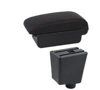 Caja De Reposabrazos Para Coche Piezas De Almacenamiento Accesorios De Reequipamiento Interior Dedicados Para Renault Para Clio 3 CFCPKOYOZD(B1 red line 3USB)