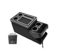 Caja De Reposabrazos Para VW Para ID. BUZZ 2024 2022 + Fila Delantera Central Store Business Car Mobile(B black)