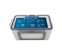 Caja de residuos de repuesto para Cecotec para conga 999 para kabum Smart 100 Teendow BR151 para onson BR150 para g20 Robot Partes de aspiradora Contenedor de polvo transparente con paneles de