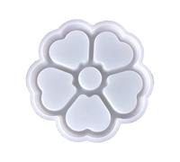 Caja de resina con forma de flor, corazón, pez, tarro pequeño, fundición epoxi, cenicero, joyería, baratijas, contenedores, moldes de caja de almacenamiento para epoxi