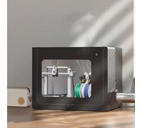 Caja de resina for impresora 3D con ventilación,cubierta protectora ignífuga a prueba de polvo con extracción de humos y luz LED y secador,control de velocidad del ventilador de 5700 RPM,termómetro(A)