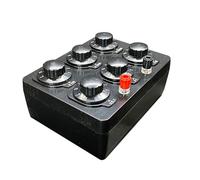 Caja de resistencia ajustable de 6 engranajes, resistencia variable educativa 0-099999.9Ω, caja de resistencias física, experimento, equipo de resistencia de laboratorio de física