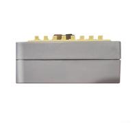 Caja de resistencia de programación DIP portátil de 8 pasos WY-RES-01, rango de resistencia ajustable de 2Ω a 9.999 MΩ con resolución de 0.1Ω y precisión del 1%, ABS (WY RES 01)