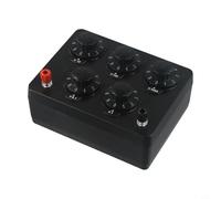Caja de resistencia variable J2361 con carcasa de baquelita de 170 x 135 x 72 mm y conmutación de 5 rangos para aplicaciones de educación en ingeniería