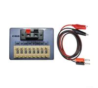 Caja de resistencia WY-RES-01, 0.1Ω a 9.9MΩ 8 para caja de resistencia de década de marcación, herramienta de prueba portátil de precisión del 1% para depuración de circuitos de laboratorio (1Ω~99MΩ