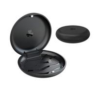 Caja De Retenedor,Fundas de Retención, Caja Ortodoncia,Caja de Retención Estuche Retenedor, Funda Aparato Dental, Caja Ferula Dental para Funda Dentadura Resistente (Negro)