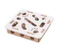 Caja de rompecabezas de fieltro para gatos, juguete para jugar en interiores, promueve y reduce el aburrimiento, regalo de entretenimiento, juguete de fieltro para gatos
