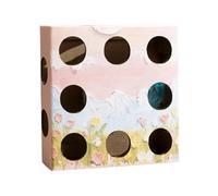 Caja de rompecabezas de gato, diseño divertido de gato, juguete de juguete, juguete interactivo teaser, Electric Entertainment 9,84 x 9,84 x 3,15 pulgadas para gatitos, perfecto para interior mental