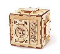 Caja de rompecabezas de madera 3D - Avanzado rompecabezas - reutilizable y portátil - perfecto para fiestas de cumpleaños y noches familiares - Hucha - Doble sorpresa