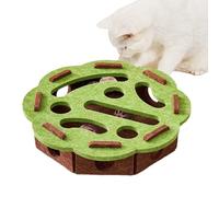 Caja de rompecabezas para gatos: juguete interactivo de laberinto de fieltro con campana, juego inteligente para enriquecer | Ideal para gatos de casa, mejora el instinto de caza, la concentración y