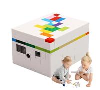 Caja De Rompecabezas Secreta - Caja De Rompecabezas Del Cerebro, Rainbow 3 D Puzzle Box | Mind Rompecabezas Y Juguetes, Fans De Puzzles Caja De Teaser Cerebral Complejo, Construir Ladrillos Para