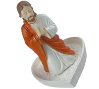 Caja de rosario católico religioso de resina, escultura para joyas, soporte resistente para el hogar, altares, regalo espiritual, regalo devocional católico