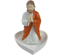 Caja de rosario de escultura de resina hecha a mano, recuerdo religioso, exhibición de joyas, altares, decoración espiritual, regalo devocional católico