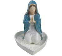 Caja de rosario de escultura de resina hecha a mano, recuerdo religioso, exhibición de joyas, altares, decoración espiritual, regalo devocional católico